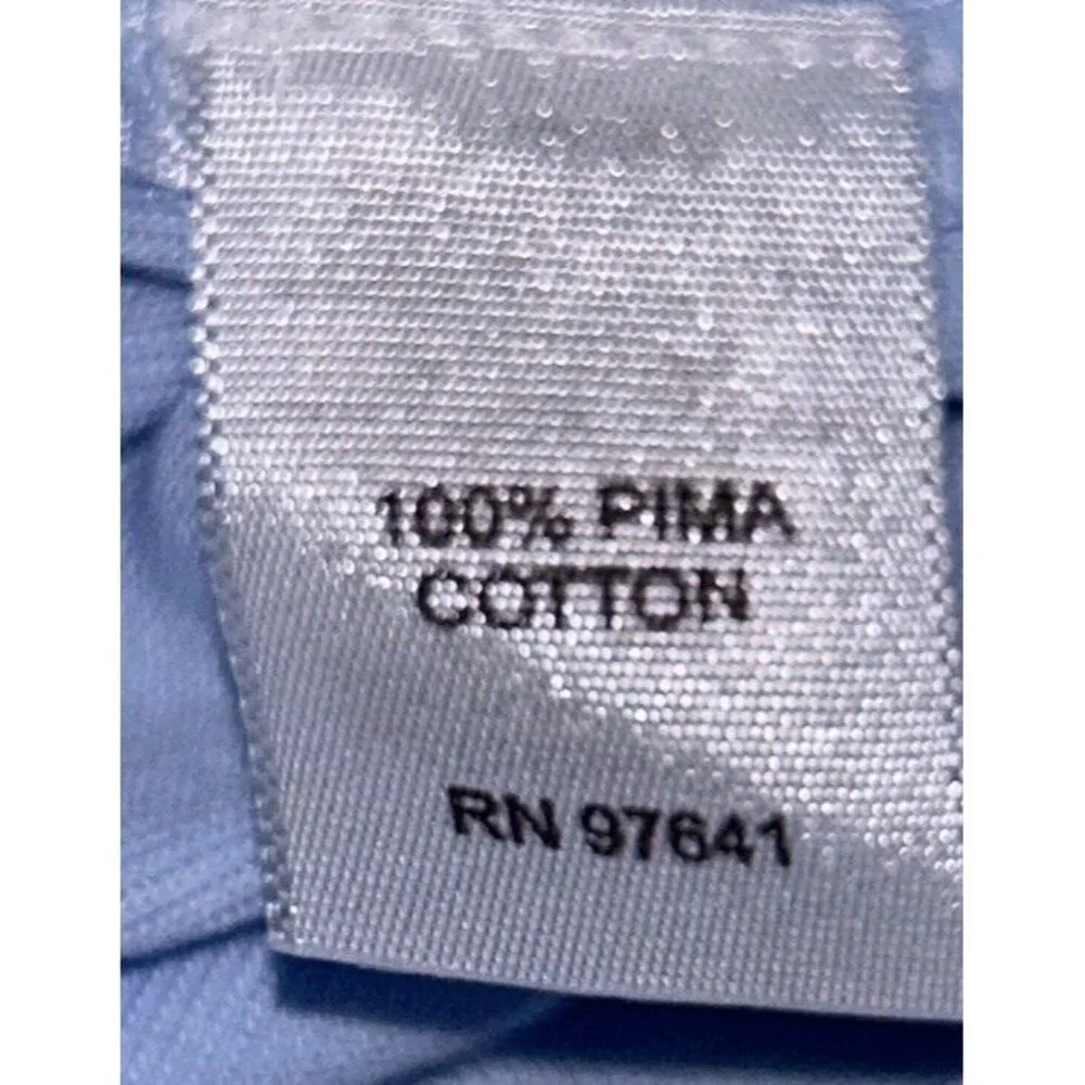 J Jill Sz XL Light Blue Pima Cotton Ballet Sleeve Tee Soft Scoop Neck Peru EUC - Picture 7 of 8